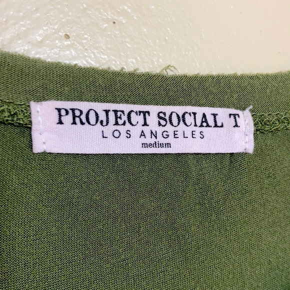 Project Social T olive green size Medium - Picture 2 of 4